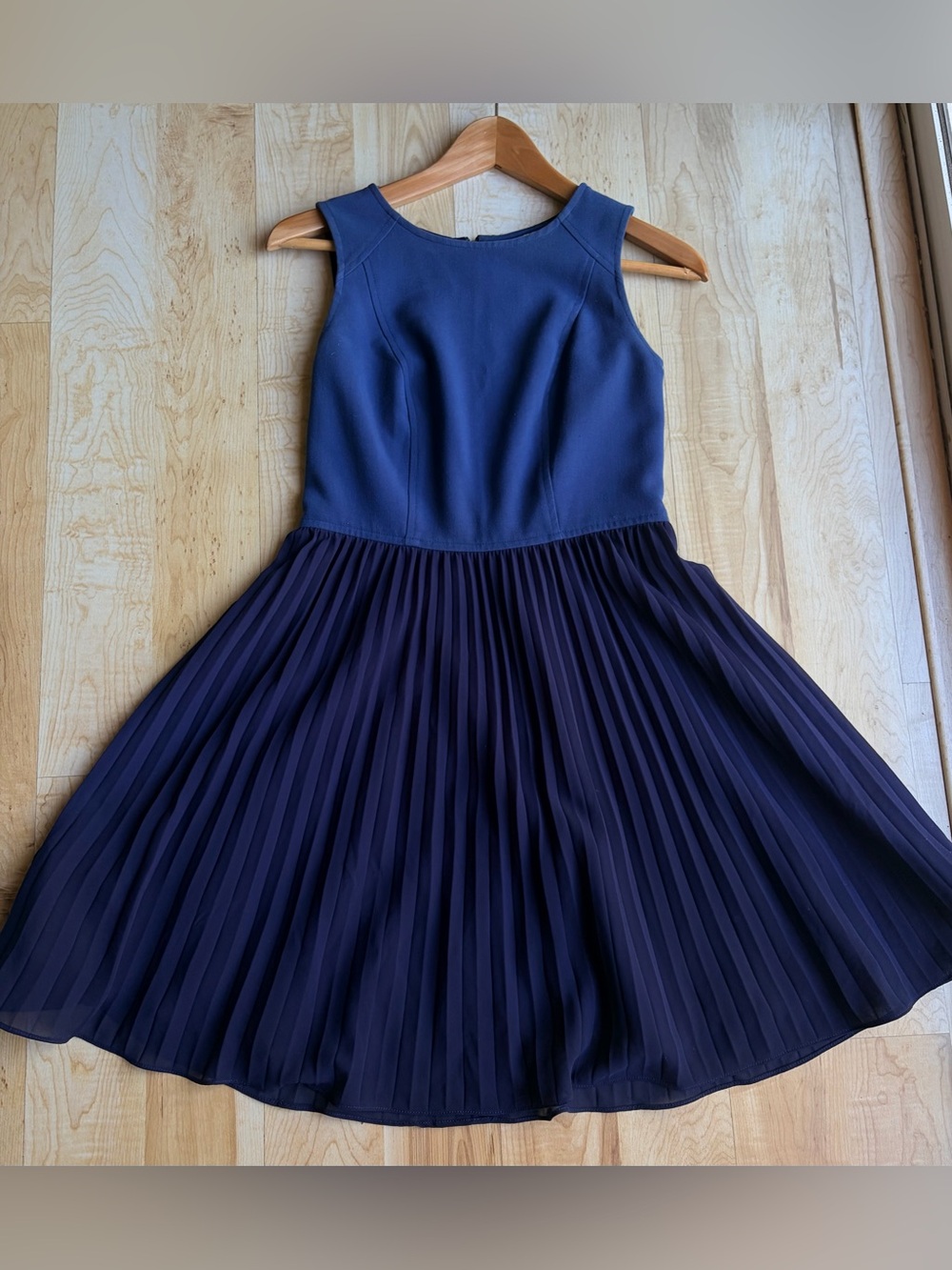 LOFT Navy Blue Sleeveless Dress